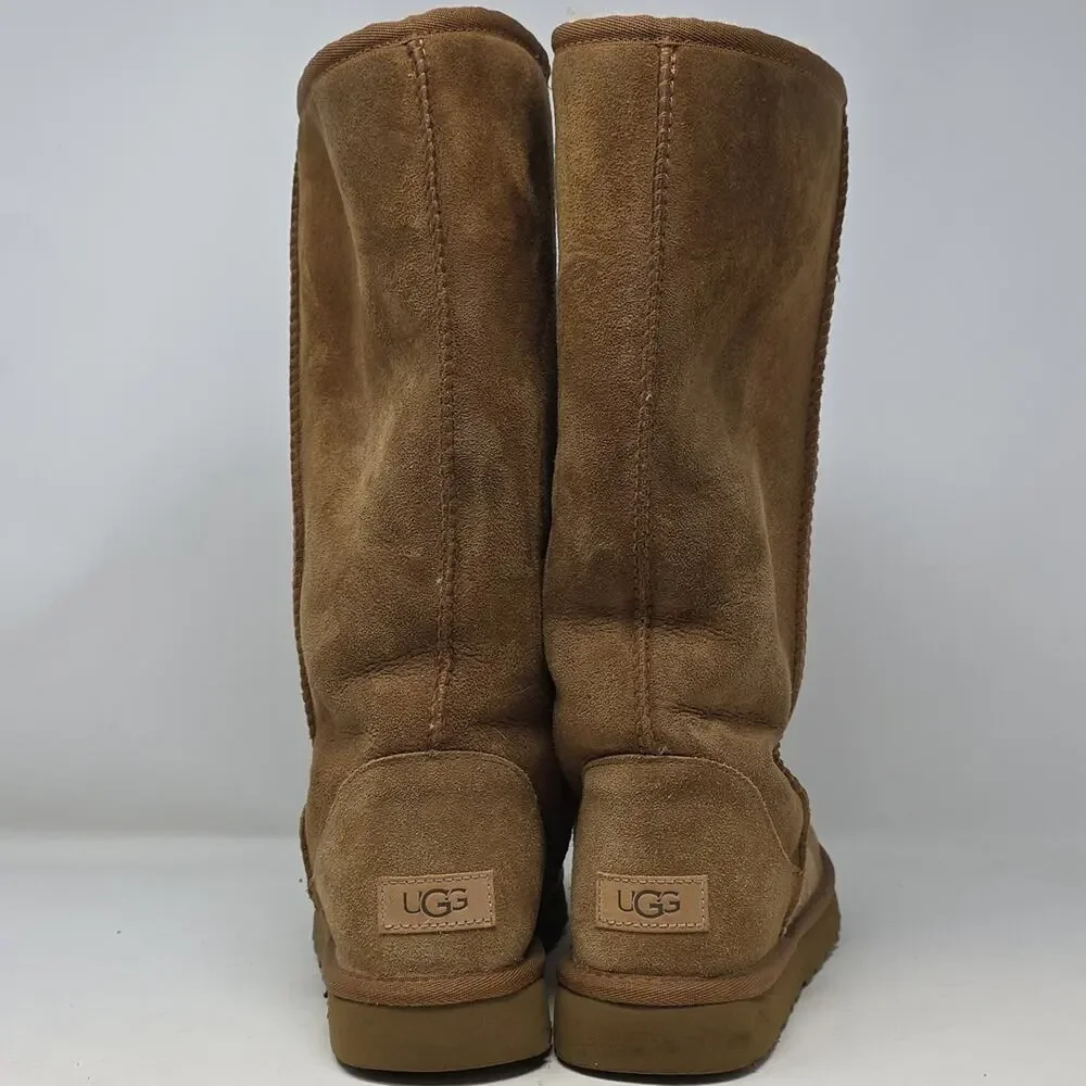 UGG Classic Tall II Tan Suede Women's Boots Size 10